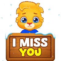 Missing Miss You Sticker by Lucas and Friends by RV AppStudios