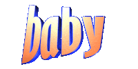 baby text Sticker