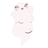 Sassy Ghost Sticker