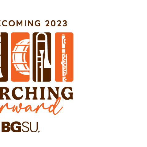 College Marching Sticker by Bowling Green State University