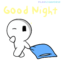 Sleepy Good Night Sticker by Playgigaverse