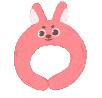 _thedayss kpop fox bear mascot Sticker