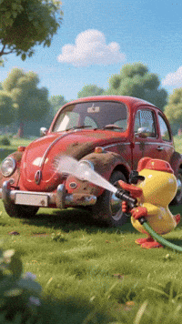 Car Wash Volkswagen GIF by Sueno Tattoo