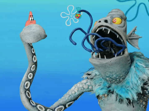 season 8 frozen face-off GIF by SpongeBob SquarePants