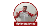 Honda Moto Sticker by Planeta Motos