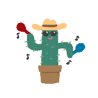 ivy_yunita dance cactus succulent sararobert Sticker