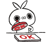 Line Ok Sticker by クレイジー闇うさぎ
