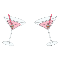 Drink Cheers Sticker by The Chatter Club