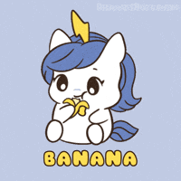 Banana Eat GIF by Brave Unicorn