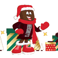 Santa Kiss Sticker by Hershey's Chocolate World