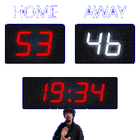 46 Away Sticker