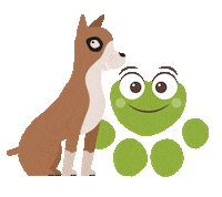 Cat Dog Sticker by Wamine