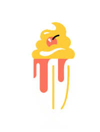 Milkshake Shack Sticker by Pizzabakeren