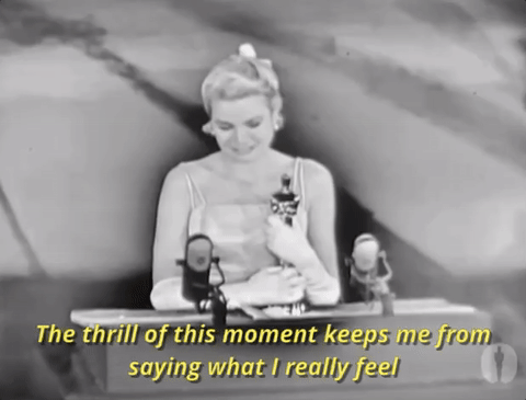 grace kelly oscars GIF by The Academy Awards
