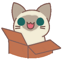 Cat Box Sticker by HyperBeard