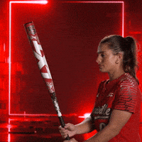 Softball At Bat GIF by Louisville Cardinals