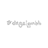font degel degelgmbh Sticker