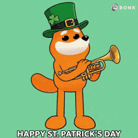 Playing St Patricks Day GIF by BONK