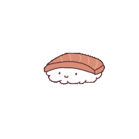Sushi Roll Fish Sticker