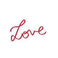 V Love Sticker