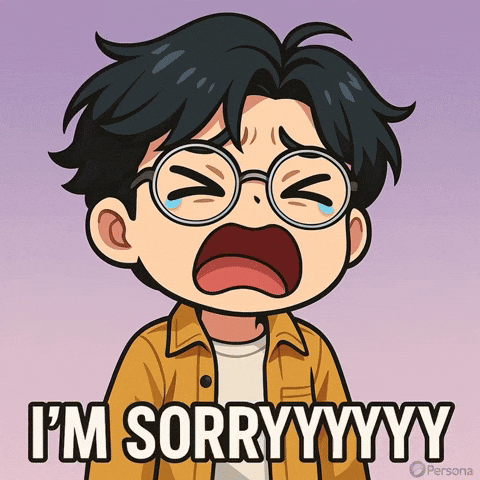 Sorry Forgive Me GIF by Persona