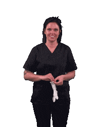 fotznspanglerei dentist dentista glove hygiene Sticker