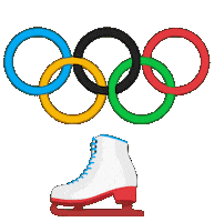 Figure Skating Olympics Sticker by motionbean