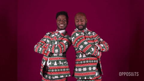 Merry Christmas Reaction GIF by OppoSuits