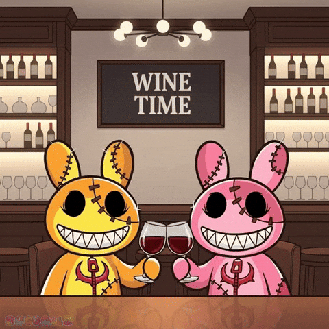 Winetasting Winelovers GIF by RugDollz