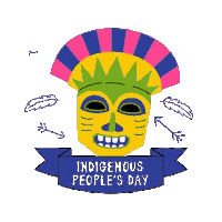 Indigenous People Sticker Sticker by Bombay Softwares