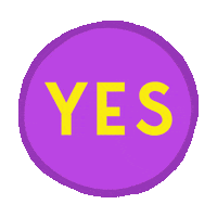Yas Yes Sticker by HELLO VINTAGE