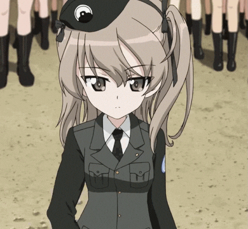 Girls Und Panzer Tank GIF