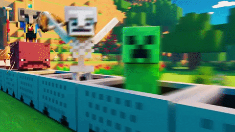 Celebrate Lets Go GIF by Minecraft