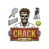 Skull Deporte Sticker