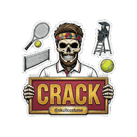 Skull Deporte Sticker