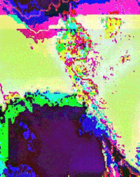 glitch rainbow GIF