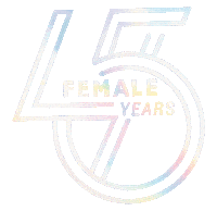 FEMALEbluinc mysuperfemale femalemag female45 Sticker