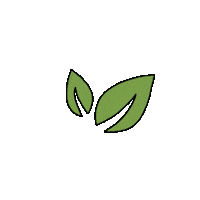 FloraFaunaAu green vegan tree plant Sticker