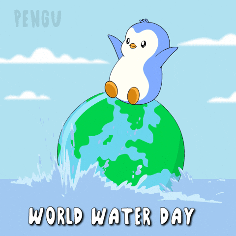 Clean Water Celebration GIF by Pudgy Penguins