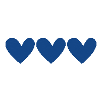 volgch hearts herz blue heart blue hearts Sticker