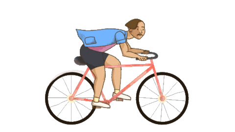 Summer Bike Sticker by Bran