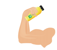 Gym Biceps Sticker by Fitness Catering