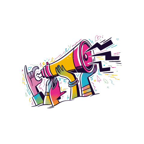 Klappe_auf giphygifmaker Sticker