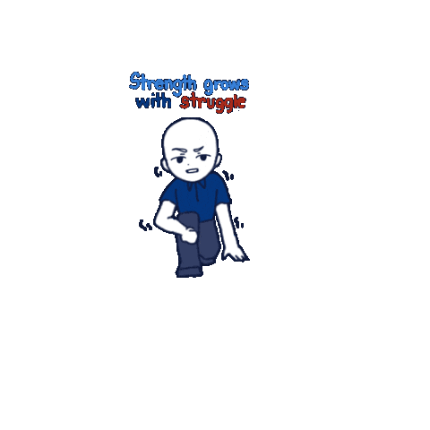 Strength Growth Sticker by ironbrij