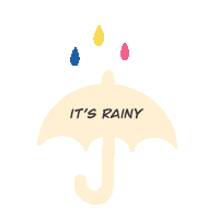 nurulaa day season rainy rainyday Sticker
