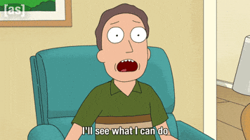 Look Down Rick And Morty GIF by Adult Swim