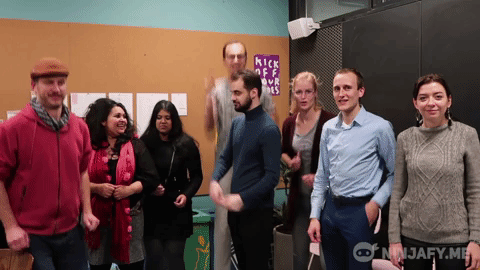 having fun ninjas GIF