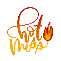 fire calligraphy Sticker by Hoopla! Letters