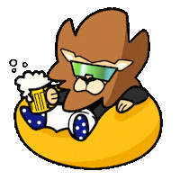 To The Moon Cheers Sticker by Loaded Lions
