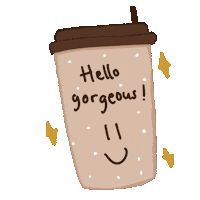 Hot Coffee Sticker